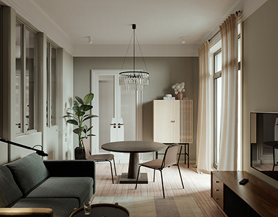 Modern apartment for designer Svetlana Ozerova