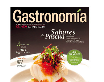 Rediseño Revista Gastronomía