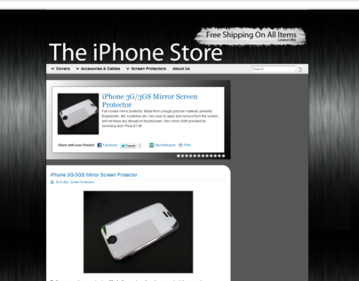The iPhone Store Website 2011