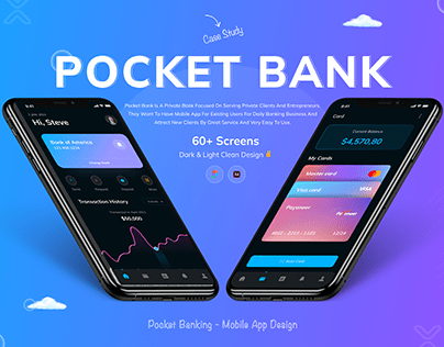 Pocket Banking - Mobile App UX/UI