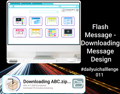 Downloading Message Design - #dailyuichallenge 011