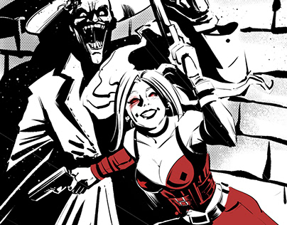 Project thumbnail - Joker and Harley Cover