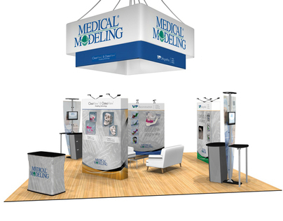 Medical Modeling Trade Show Display