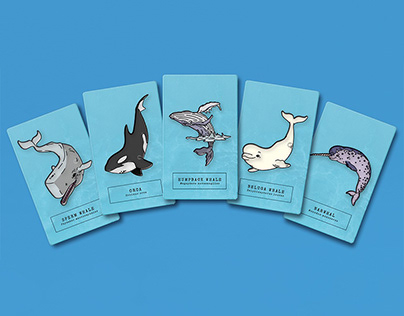 Whale of a time - Enamel pin pack