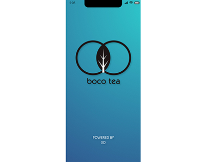 Boco Tea App Splash screen