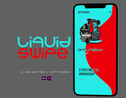 Liquid Swipe | UI Design | Animation