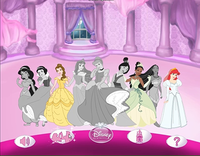 Disney Princess Interactive Dress-up Prototype