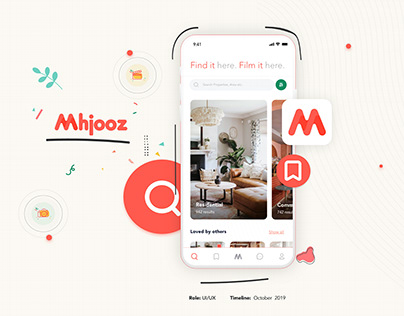Mhjooz | Booking filming locations | UI/UX App