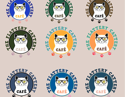 Flattery Cattery Cafe Color Design