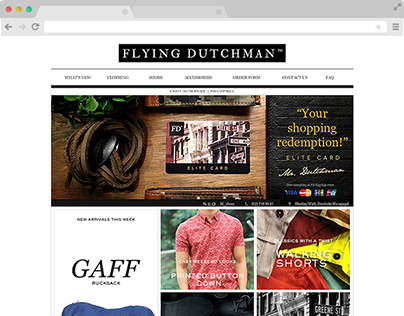 Web Design: Flying Dutchman