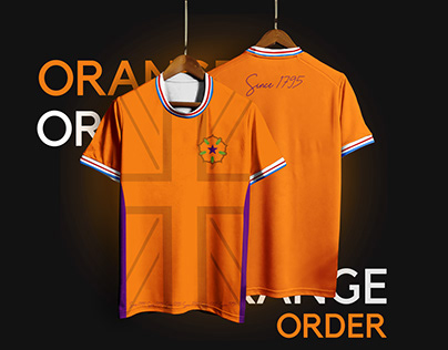 Orange Order Jersey Design (Free mockup download)