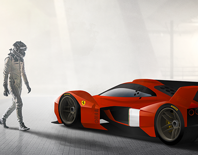 Ferrari F88 CS concept render