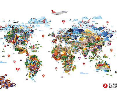 Turkish Airlines Map
