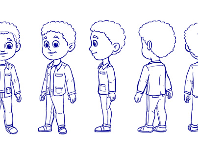 Cartoon Boy Character Design