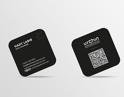 URCHIN EXPERIENCES official Business Card Design