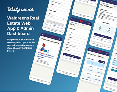 Walgreens Real Estate Web App & Admin Dashboard