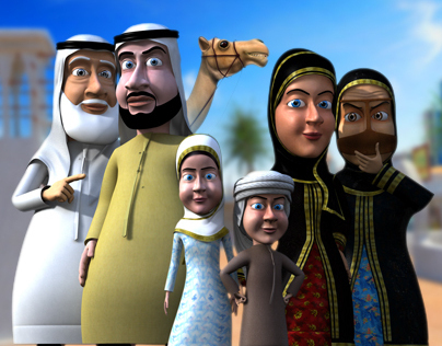 Arabic Cartoon Series. HERITAGE | Behance