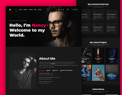 Personal Portfolio Website Design