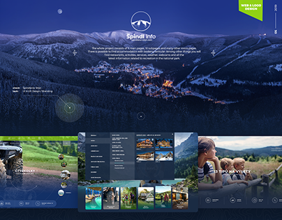 UI & UX -Webdesign for National Park in Czech Republic