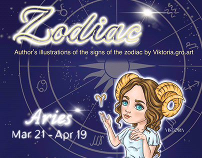 Zodiac sings/character design