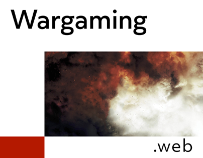 Wargaming registration page concept