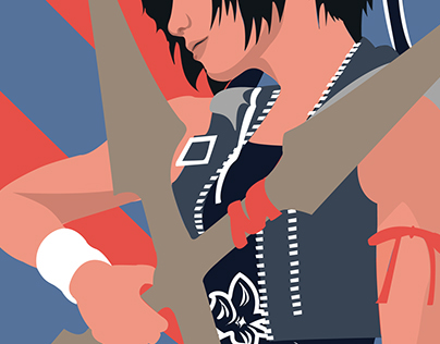 Vector artwork of Yuffie From Final Fantasy 7