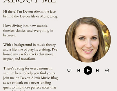Devon Alexis Music Blogger