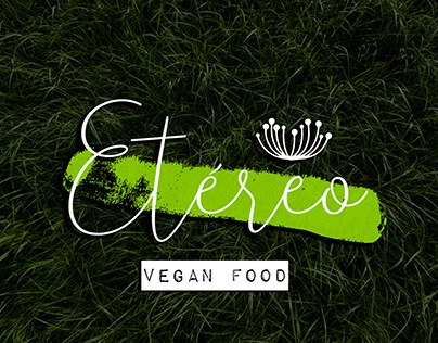 Project thumbnail - Etéreo Vegan restaurant | Graphic design