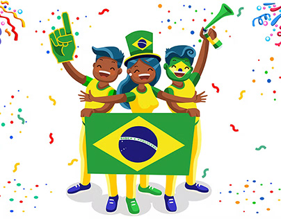 (free) brazil football fans
