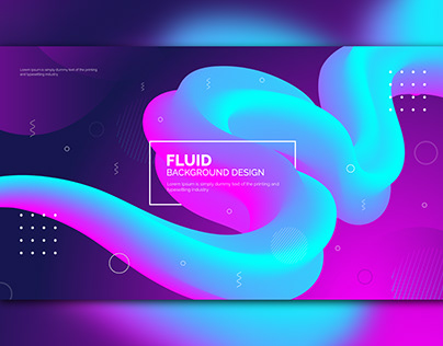 Colorful Liquid Fluid Background Design