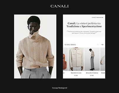 Canali | E-commerce Redesign