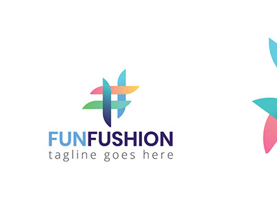 Fun fussion || F letter logo