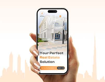 Real Estate Mobile App UI Design Kits I Dubai