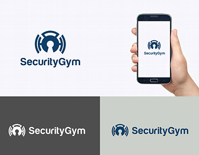 security gym logo design. self protection logo.