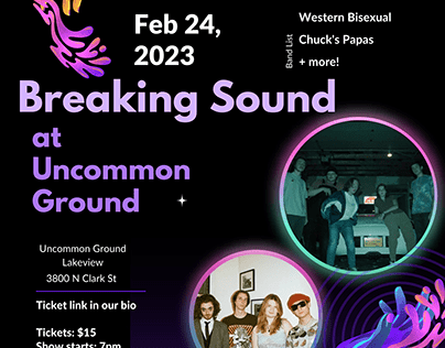 Breaking Sound Event - Graphic Design Promotion