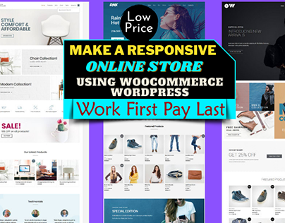 responsive online store using woocommerce wordpress