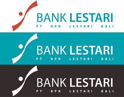 Logo Brand Design "Bank Lestari"