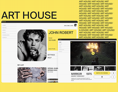 ART HOUSE — App concept