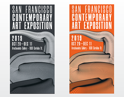 Mock poster: SF Contemporary Art Exhibition