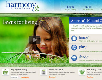 Harmony Turfgrass Website
