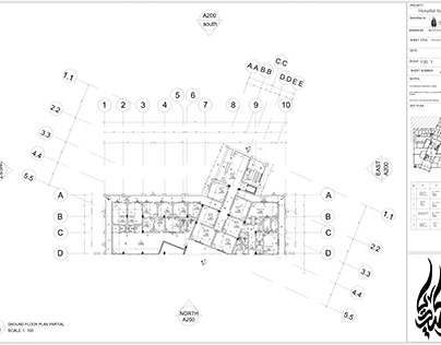 THE FIRST BACKAGE (PLANS) - SHOP DRAWING FOR HOSPITAL