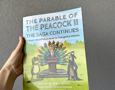 Illustrations for The Parable of the Peacock II book
