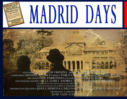 Promotional Poster "HOLMES & WATSON MADRID DAYS"
