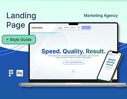 UI/UX Landing Page | Marketing Agency