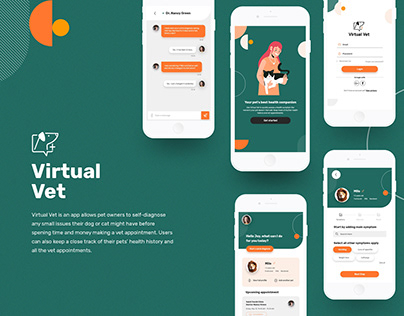 Virtual Vet | Pet App UI/UX