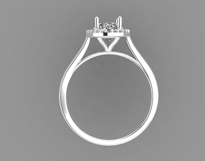 Ring design made in CAD