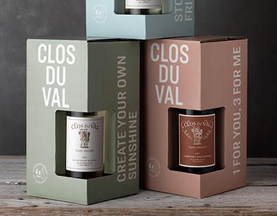 Clos du Geaux Wine-to-Go Packaging