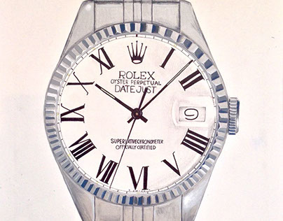 Rolex painting on canvas