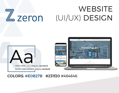 ZERON - Web Design (UX/UI)