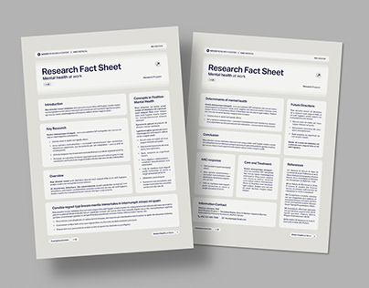Research Fact Sheet Template
